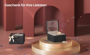 Schmuckkästchen, Schmuckkasten mit 3 Ebenen