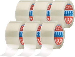 ⚡️⚡️tesapack 64014 im 6er Pack – Geräuscharmes Paketklebeband