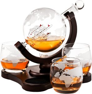 🔥Whiskyset inkl. Glaskaraffe und 4 Whiskygläsern🔥