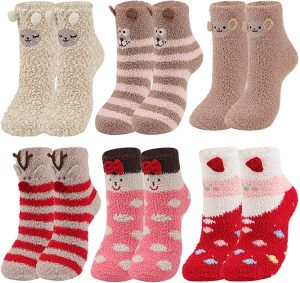 6 Paare Kuschelsocken Damen