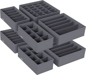 Aufbewahrungsboxen für Unterwäsche, 8er Set
