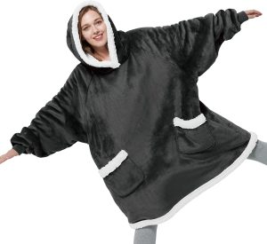 Bedsure Hoodie Decke Oversize Pullover Damen