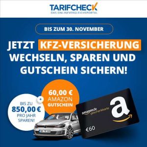😍Kfz-Versicherung wechsel und AMAZON 60€ erhalten?😍