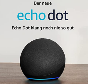 Der neue Echo Dot (5. Generation, 2022) | Smarter Lautsprecher mit Alexa | Anthrazit