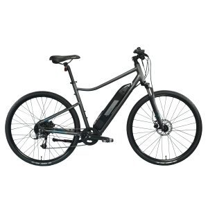 E-Bike Cross Bike 28 Zoll Riverside 500E grau