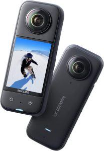 Insta360 X3 – Wasserdichte 360°-Actionkamera mit 1/2″-Sensor, 5,7K 360°