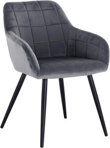 WOLTU® Esszimmerstuhl BH93dgr-1 1 Stück Küchenstuhl Polsterstuhl