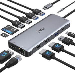 USB C Docking Station Triple Display
