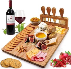 Käsebrett mit Käsemesser Set