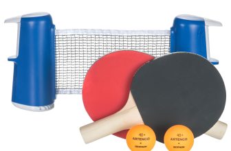 Tischtennis-Set Rollnet Small + 2 Schläger + 2 Bälle