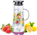 Wasserkaraffe ,BOQO1.5L Glaskaraffe