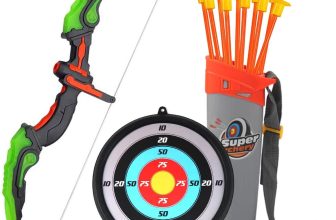 Bogenschießen Set Pfeil und Bogen Set für Kinder mit LED