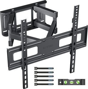 BONTEC TV Wandhalterung Schwenkbare Neigbare TV Halterung Vollbewegung für 32-70 Zoll