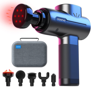 Massagepistole, RENPHO Massage Gun Deep Tissue mit Wärme Massagekopf
