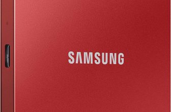 Samsung Portable SSD T7 (MU-PC1T0R/WW), 1TB, USB 3.2 Gen.2, 1.050 MB/s Lesen, 1.000 MB/s
