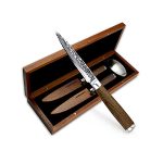 adelmayer® Damastmesser – Grobes Steakmesser Set (2er Messerset)