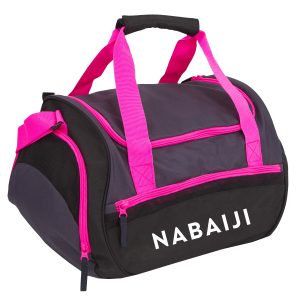 Schwimmtasche 30 l – 500 rosa/schwarz