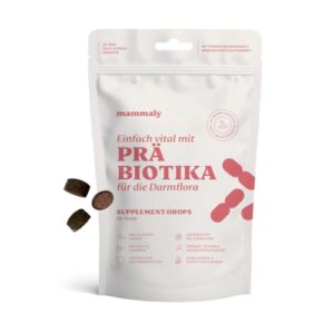 mammaly Probiotika-Drops für Hunde 110g – Verdauungssnacks für Magen Darmflora Aufbau (bei Durchfall, Sodbrennen & Gras fressen) Alternative-Leckerlie zu Heilerde, Kohletabletten als leckere Snacks., 10.99 €