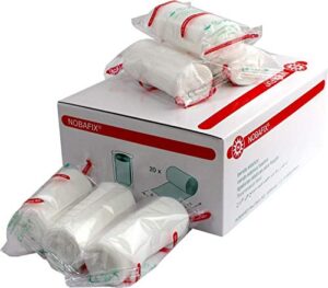 Selbstklebender Verband 12Rollen, 5cm x 4.5m Pflaster Rolle Verbandsmaterial, Elastische Binde Bandage Fixierbinde Haftbandage Selbstklebend für Sport, Handgelenk Vet Wrap Katze Hund Pferd(Schwarz)., 6.44 €