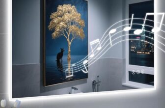 60x90cm Badezimmerspiegel Mit Licht Mit Bluetooth