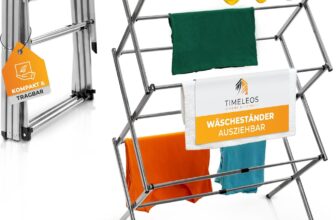 Wäscheständer Klappbar Platzsparend Metall