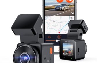 VANTRUE E1 lite Mini Dashcam WiFi vorne 1080P HDR/30fps mit Sprachsteuerung,