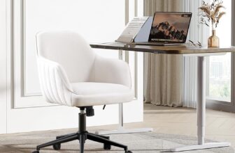 Bürostuhl Homeoffice Samt Schminktischstuhl bis 136 kg