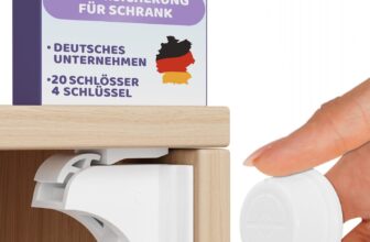 Magnetische Kindersicherung 20 Schlösser + 4 Schlüssel