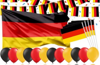 XXL Set Deutschland Deko Wm 2026 Fanartikel wie Fahne
