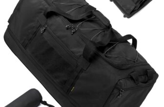 Laripwit Faltbare Reisetasche mit Rollen Groß XXL 130-170L