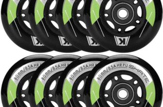 Inline Skate Rollen 80mm 76mm 72mm – 8 Stück Inline Skate Räder