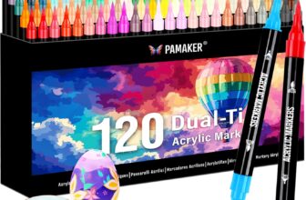 Pamaker 120 Farben Acrylstifte Set