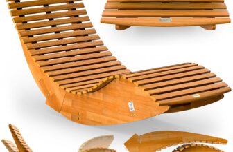 Casaria® Sonnenliege Klappbar Wetterfest Holz 160kg