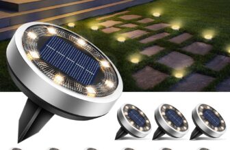 btfarm 10 Stück Solar Bodenleuchten Aussen