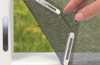 EASYmaxx Fliegengitter für Fenster mit Magic Click