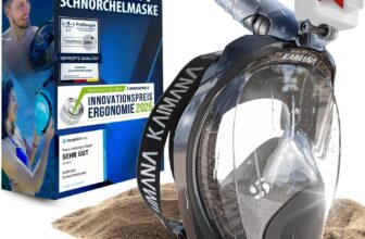 Die Preisgekrönte KAIMANA® Schnorchelmaske für Erwachsene & Kinder