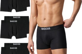 Snocks Boxershorts Herren Bio Baumwolle (6er Pack)