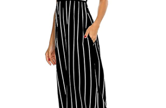 BDTECAOR Maxikleid Damen Sommer