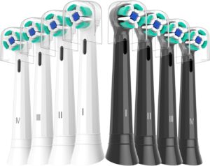 8er IO Sanfte Reinigung Aufsteckbürsten Kompatibel mit Oral B