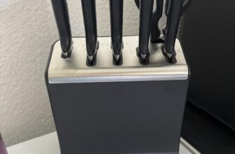 Tefal EverSharp Pro 5-teiliges Messer-Set mit selbstschärfendem Messerblock