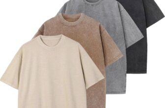 Oversized T-Shirt für Herren Heavy Baumwolle Regular Fit