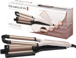 Remington Welleneisen [Testsieger] ProLuxe 4-in-1 Lockenstab