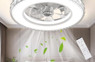 Ateroll Deckenventilator mit Beleuchtung Ø43.5CM