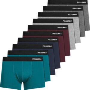 Fullluwaa Boxershorts Herren 10er Pack Baumwolle