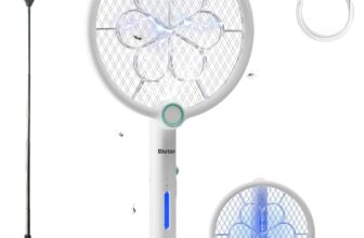 B Buzzzap X3 Smart Elektrische Fliegenklatsche mit UV-Lichtfalle
