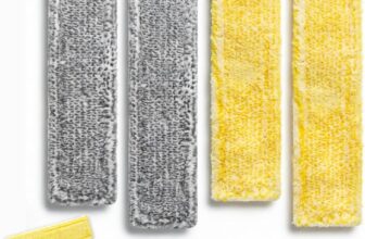 4 Stück Ersatzpads kompatibel mit Kärcher Fenstersauger Ersatzteile