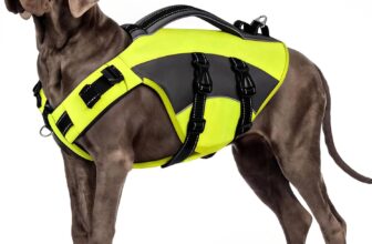 CITÉTOILE Hunde Schwimmweste mit Griff und Reflektierend