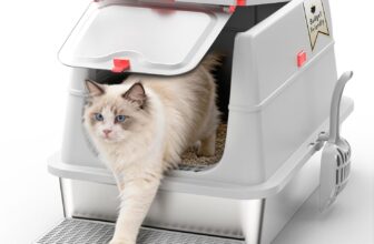 Edelstahl Katzenklo XXL aus V2A – 62 cm