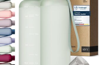 KIVY Trinkflasche 650ml [BPA FREI] Auslaufsicher & Spülmaschinenfest