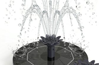 HOAMZ Solarbrunnen für Draussen